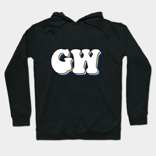 gwash lettering Hoodie